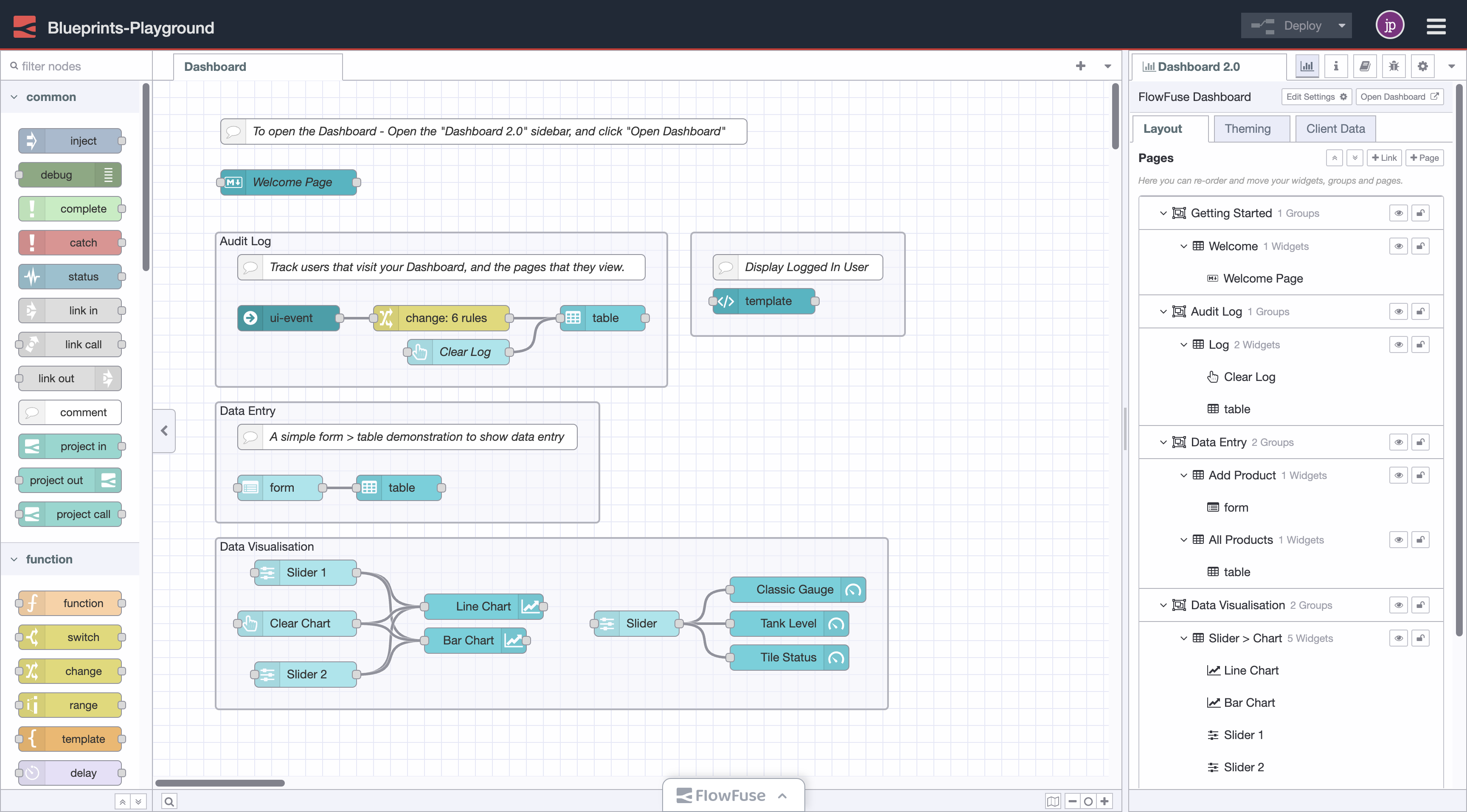 Completed Node-RED inference flow showing MQTT input, feature extraction function node, ONNX node, and anomaly scoring function node Completed Node-RED inference flow showing MQTT input, feature extraction function node, ONNX node, and anomaly scoring function node